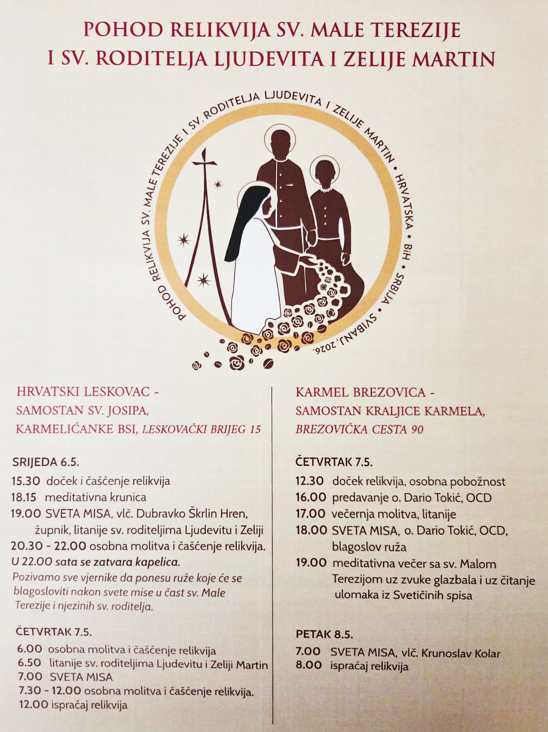 relikvije sv male terezije